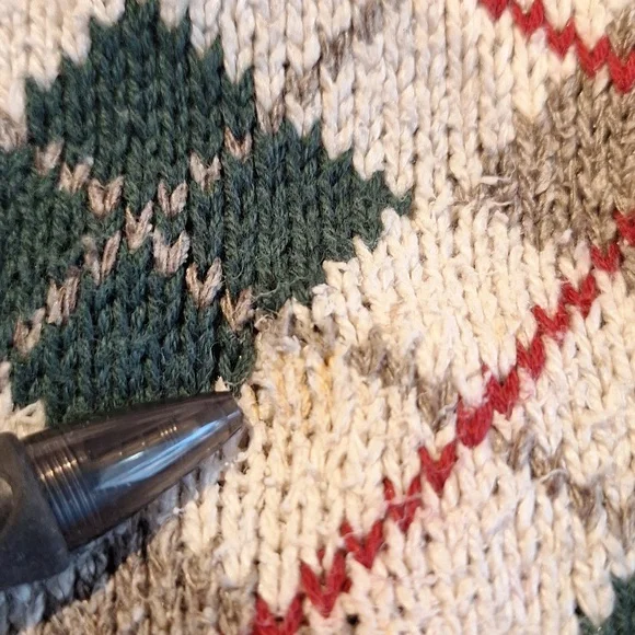 Vintage Polo By Ralph Lauren Argyle V-Neck Sweater - Silk Blend Size XL